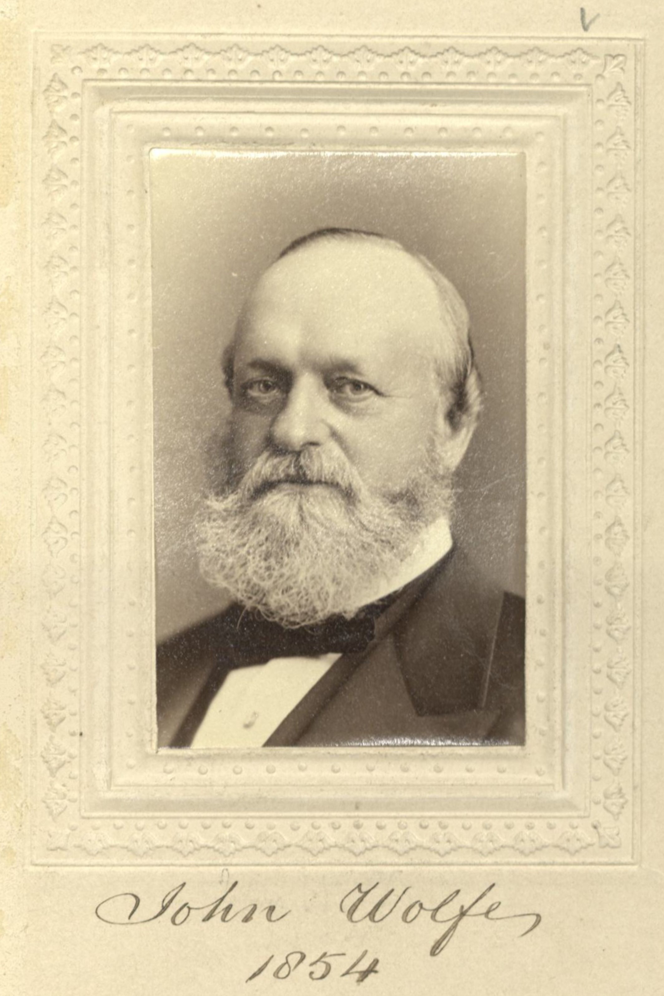 Member portrait of John Wolfe